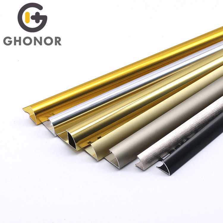 Extruded Aluminium Tile Trim Interior Decor Wall Ceramic Tiles Outside Corner Edge