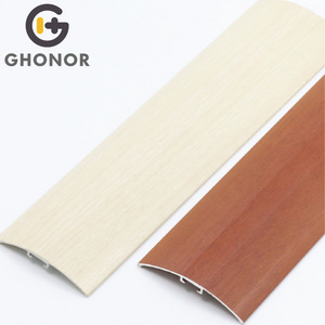 Decorative Alunimun Strip Wood Grain Floor Trim Protection Threshold Edging Trims Floor Trim