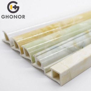 Marble Plastic Transtion Strip and D Moulding Door Corners Edge PVC Moulding Tile Trim Ceiling Decoration