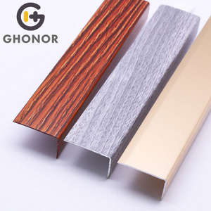 China Interior Decor Accessories Aluminium Ceramic Tile Edge Profile Stair Nosing