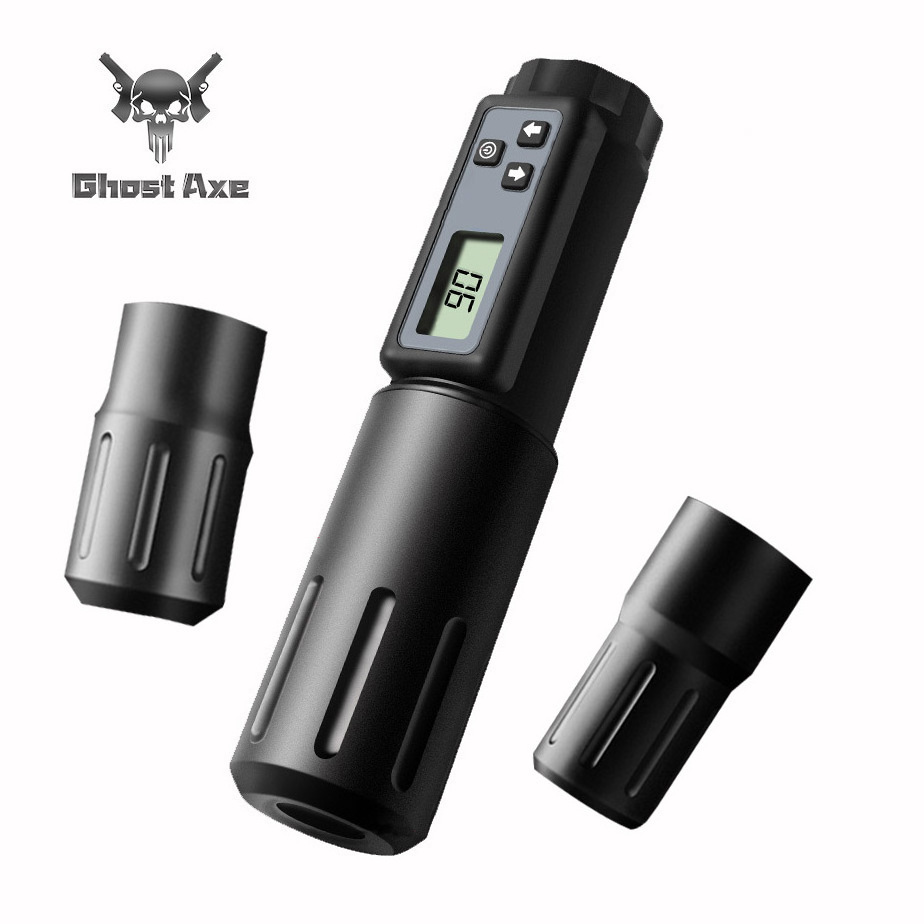 Original Portable Wireless Tattoo Machine Pen 2000mAh Lithium Battery Power Supply LED Digital Display Tattoo Equipment