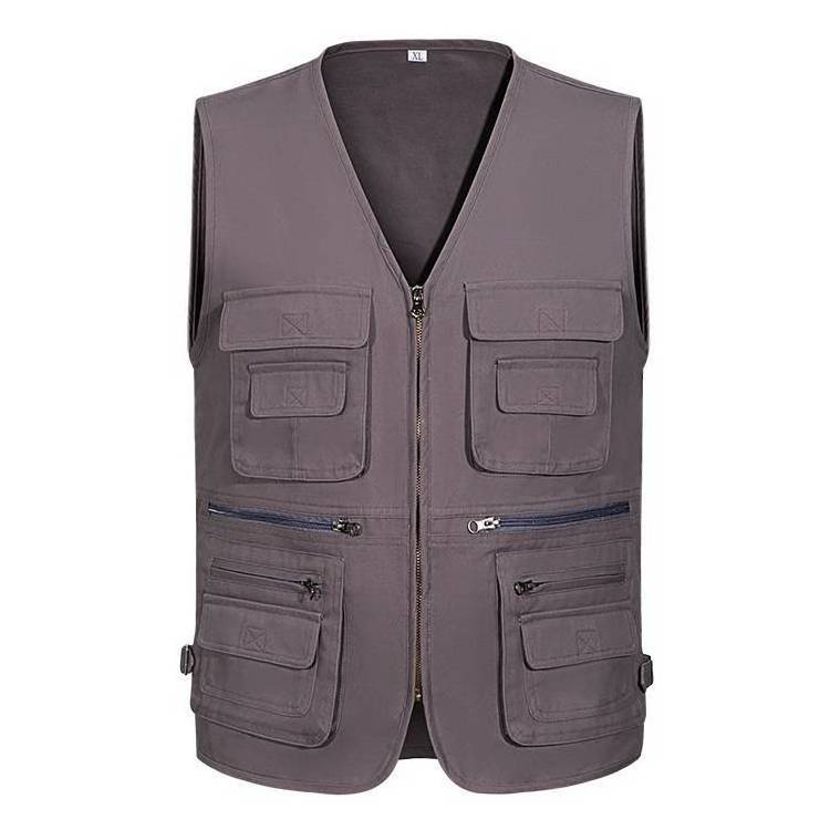 Wholesale Multi Pockets Fishing Women'S Work Vests With Logo Construction Vest For Men Garments Workers Vest