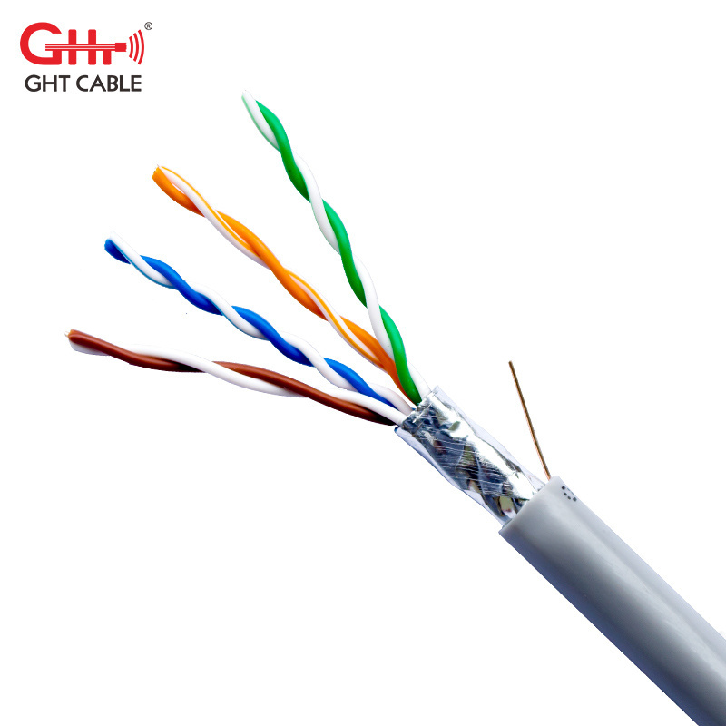 Solid copper Cat5e/Cat6/Cat6a/cat7 cable price per meters communication cable