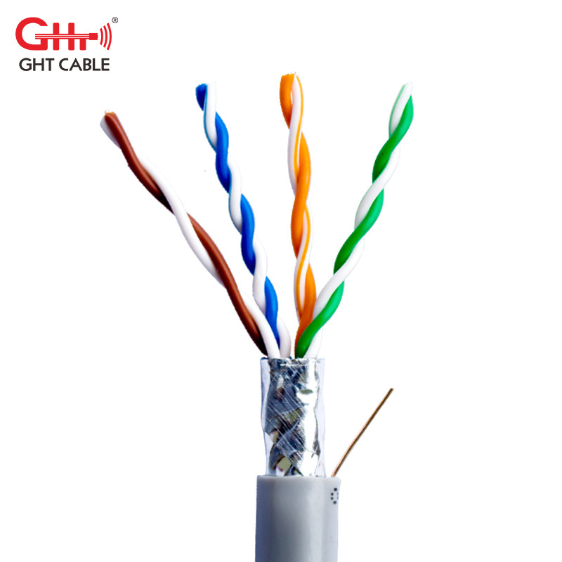 Solid copper Cat5e/Cat6/Cat6a/cat7 cable price per meters communication cable