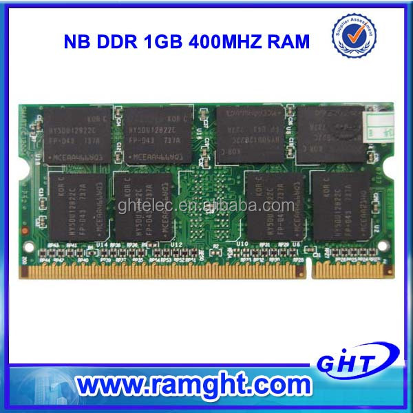 Computer hardware software ETT chips ddr 1gb ram memory for laptop