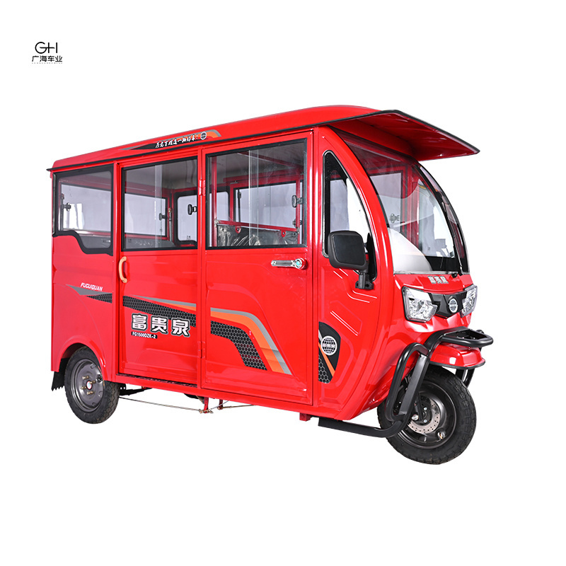 3 Wheel Electric High Load Tricycle 6 Passengers Electric Tricycle Adults Tuktuk