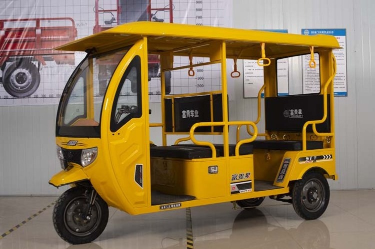 E Rickshaw Tricycle 4 Passenger Tuk Tuk Electric Tricycle 3 Wheel