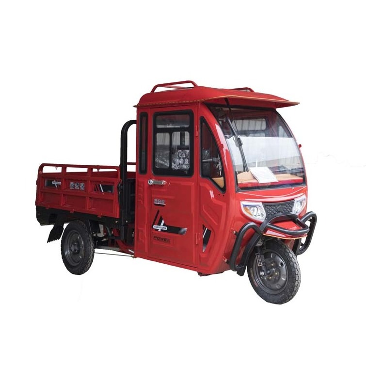 Sine Wave Motor New Power Closed Electric Tricycles Truckes with Cabin