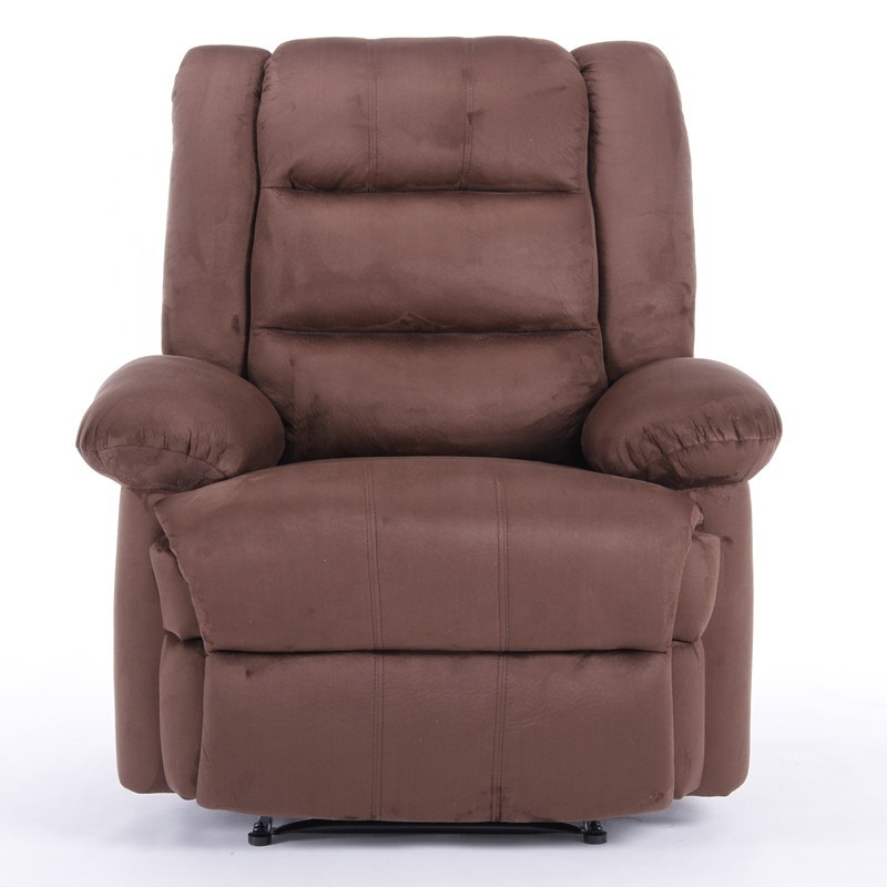 Hot Sale Microfiber Fabric Manual Reclinable Chair Living Room Function Sofa