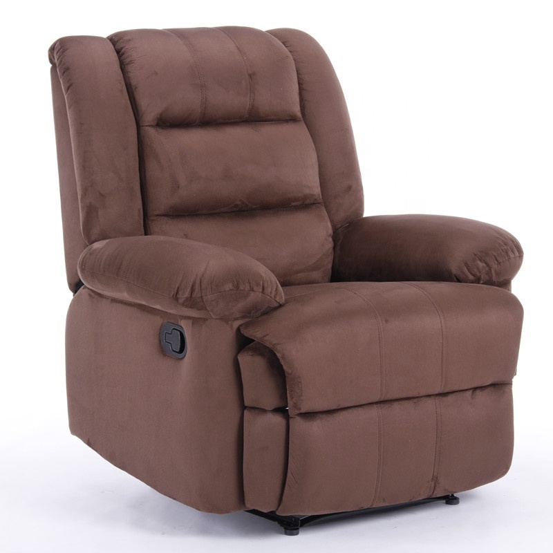 Hot Sale Microfiber Fabric Manual Reclinable Chair Living Room Function Sofa