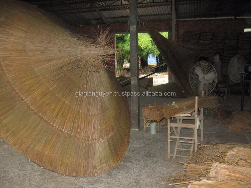 Thatch tiki umbrella - Palm leaf umbrella- Seagrass umbrella_ Good price 2017 ( Ms Mary - info@gianguyencraft.com)