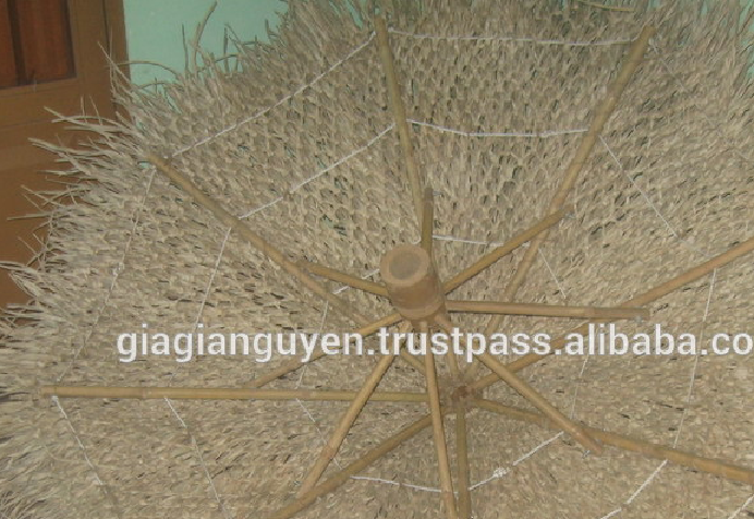 Manufacturer of Seagrass Umbrella - Thatch Umbrella from Vietnam