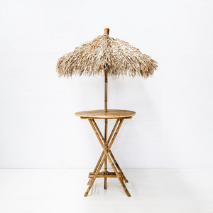 Hot Sale Holiday Beach Topical Palm Leaf Seagreass Thatch Umbrella Cheap Price