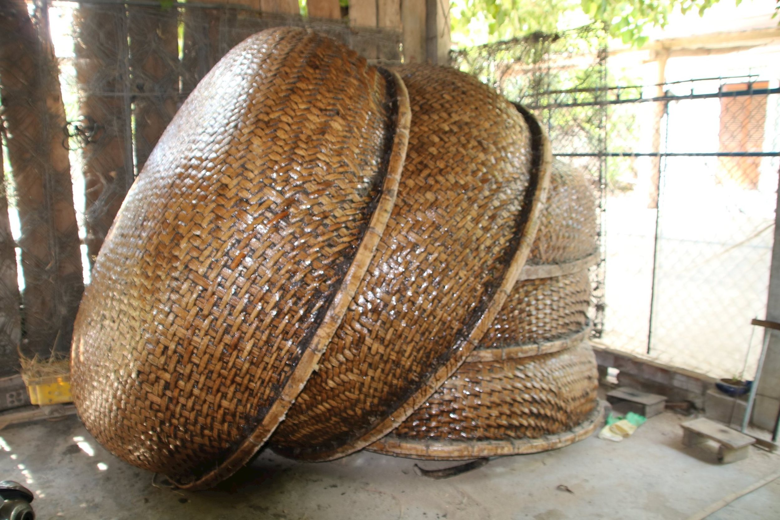 Bamboo Coracle Boat/ Mini Boats / Mini Bamboo Boat Bowl Shape