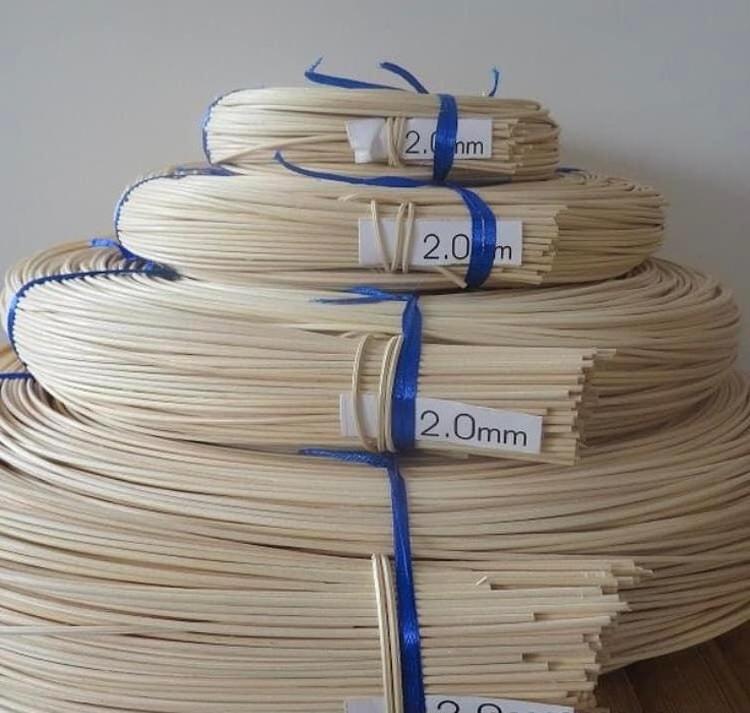 Rattan Cane Webbing Viet Nam Natural White Color Material Rattan Bleached Rattan poles