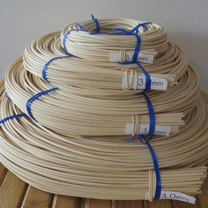 Rattan Cane Webbing Viet Nam Natural White Color Material Rattan Bleached Rattan poles