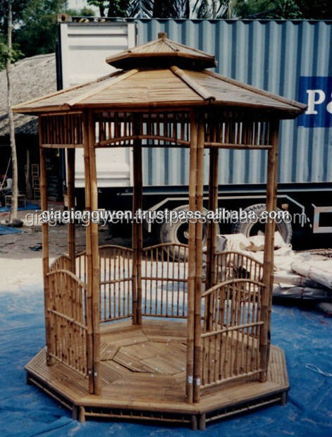 BAMBOO TIKI BAR, TIKI HUTS, GAZEBO_ CHEAPEST PRICE FROM VIET NAM BAMBOO TABLE