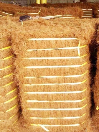 Coir waste fiber/ Fiber bales/ Coconut coir cut fiber