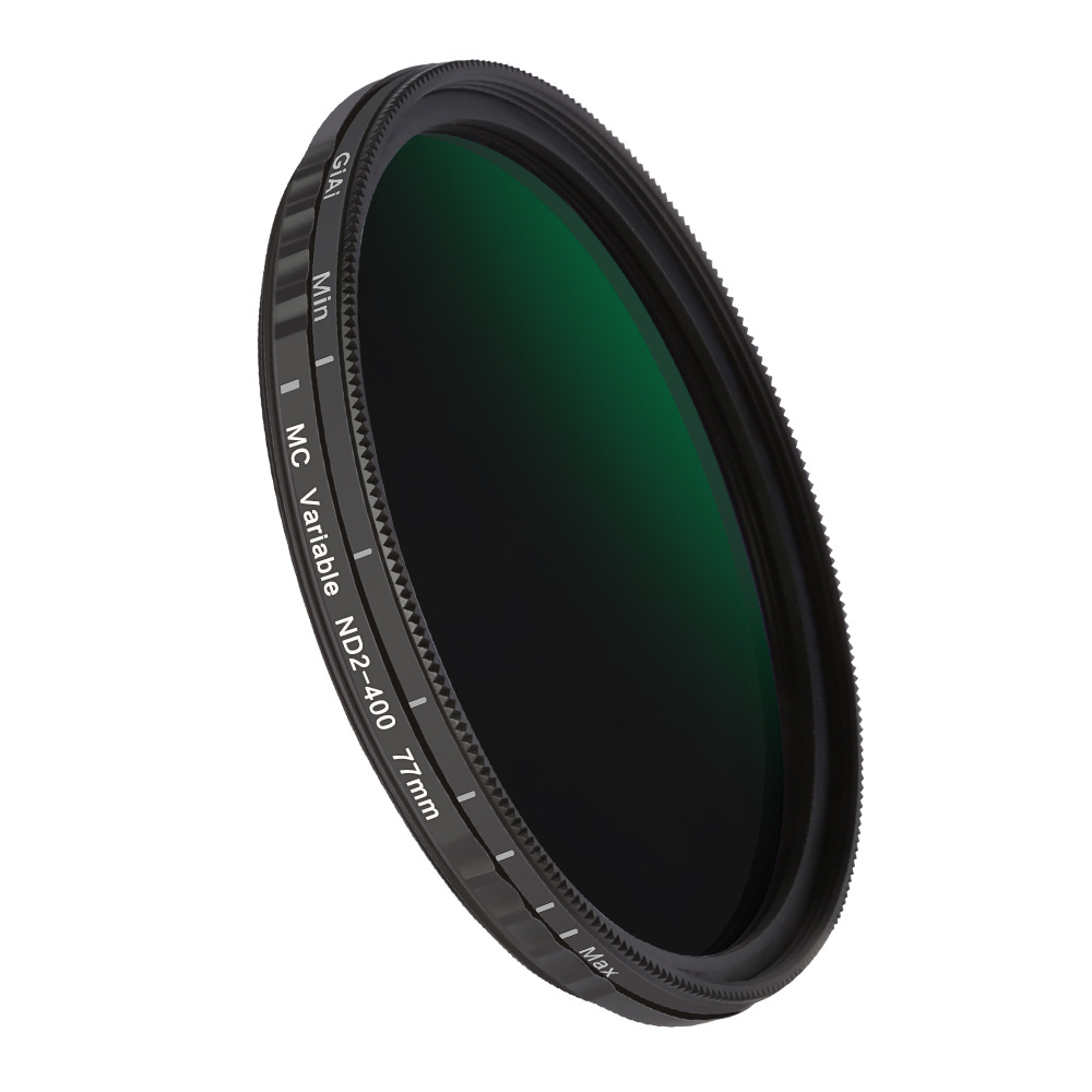 GiAi 77mm Variable ND Filter ND2-400 Variable ND digital camera lens filter