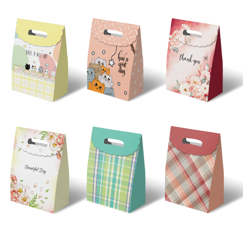 Handicraft Paper Gift Bag Paper Crafts Gift Paper Bag High Quality Wholesale From Our Printing Factory