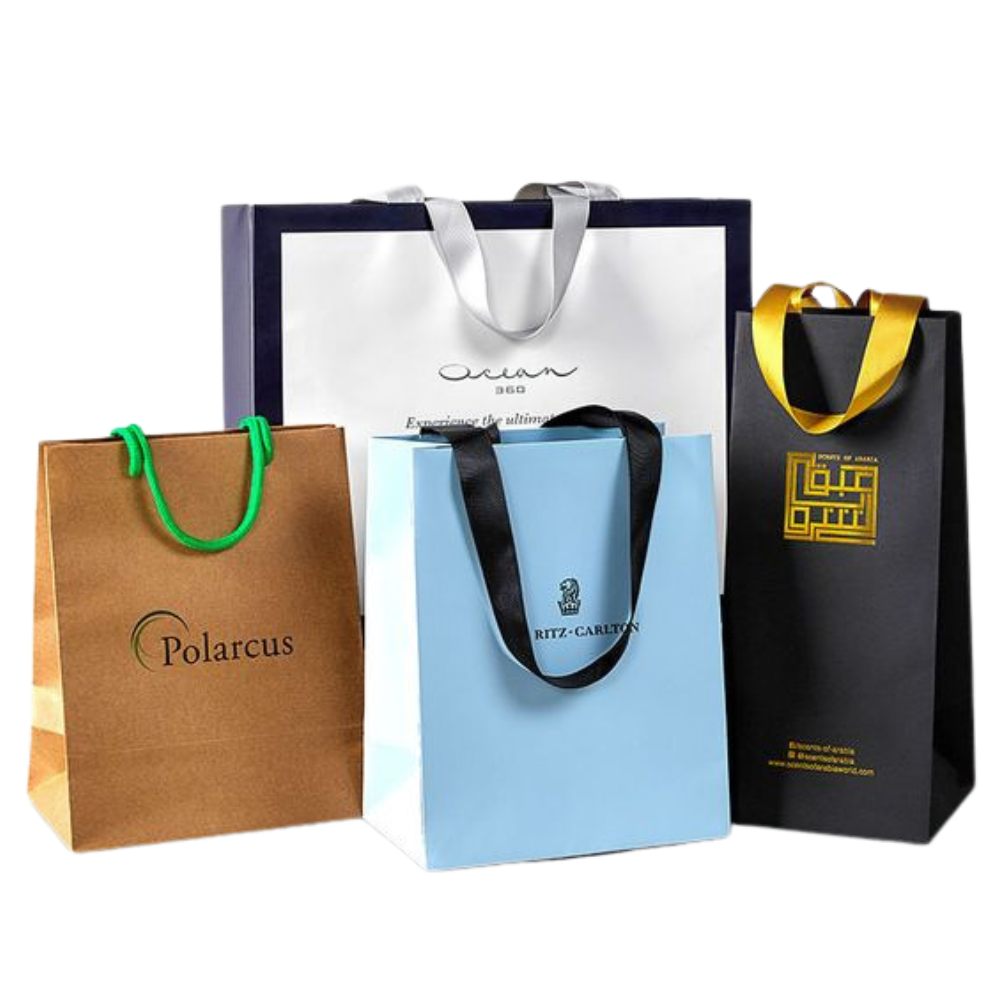 Printing Custom Logo Paper Bag For Business Promotional Paper Bags From Viet Nam