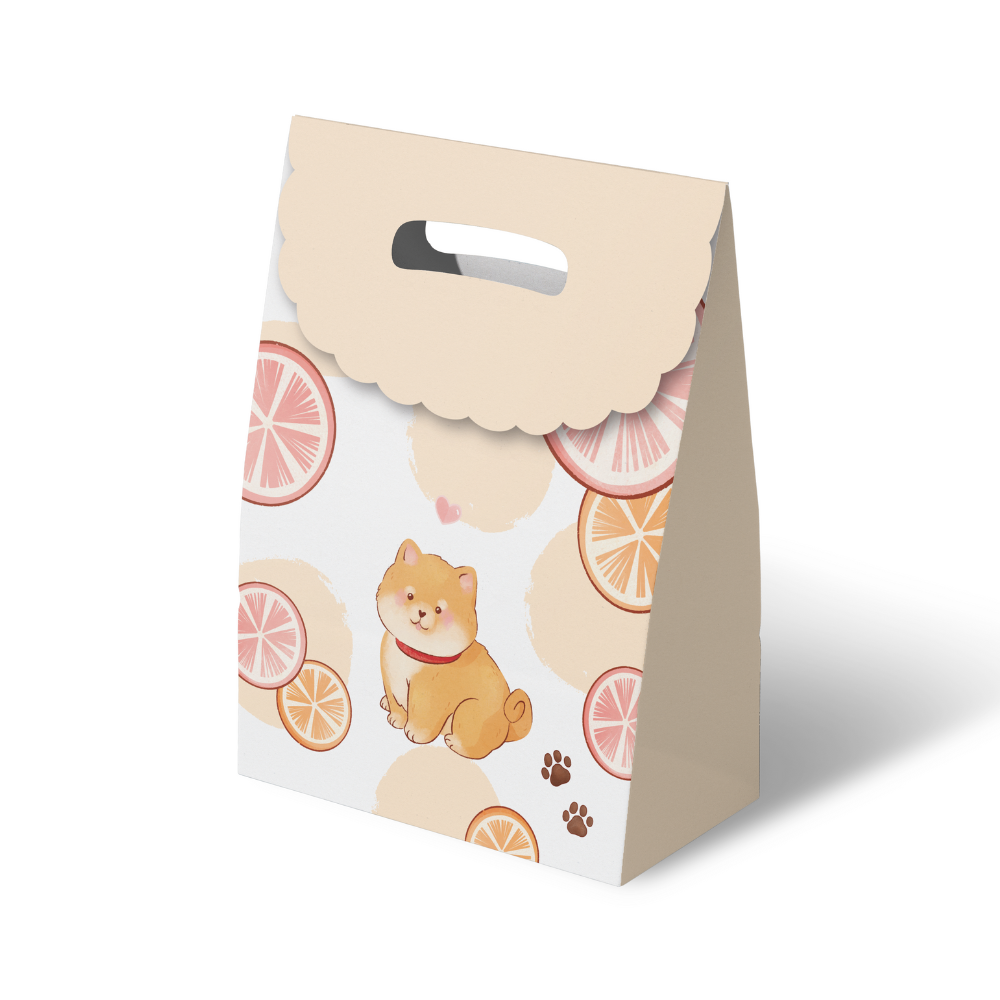 Paper Gift Candy Bag Die Cut Foldable Handle Gift Bag With Best Price From Viet Nam