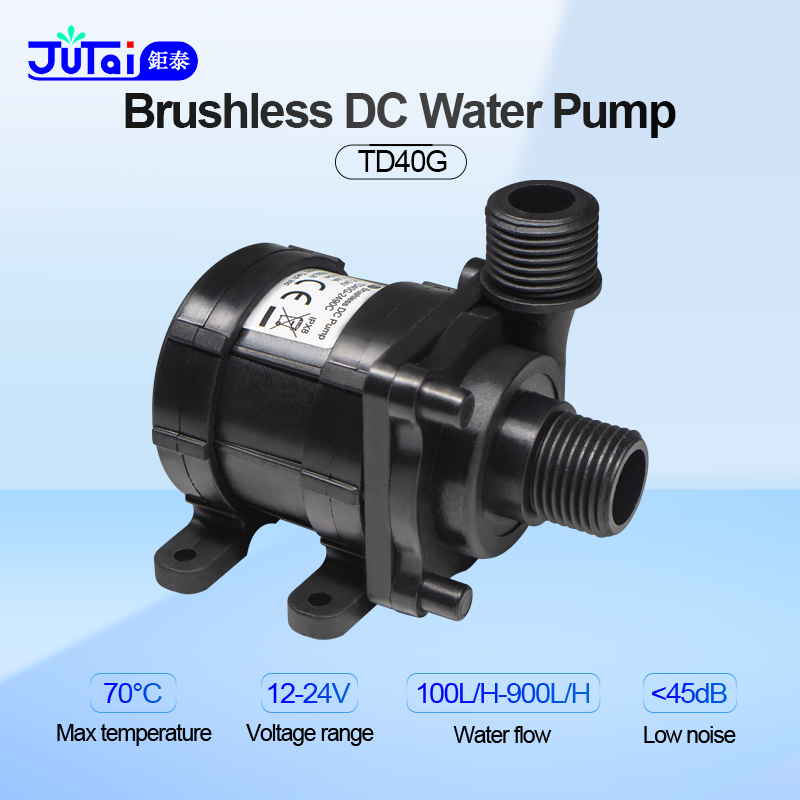 12v Dc Small Electric Motor Boost Pressure Water Pump Dc12v 24v Dc Brushless Solar Water Circulation Water Pump