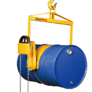 800 Lbs 55 Gallon Steel And Plastic Drum Vertical Clamp Hook Drum Lifter, Vertical Industrial Manual Drum Lifter