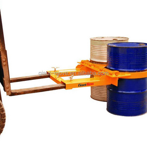 Heavy duty 682kg Capacity Drum Grab Forklift Oil Drum Clamp, Forklift Single Drum Lifter Attachment