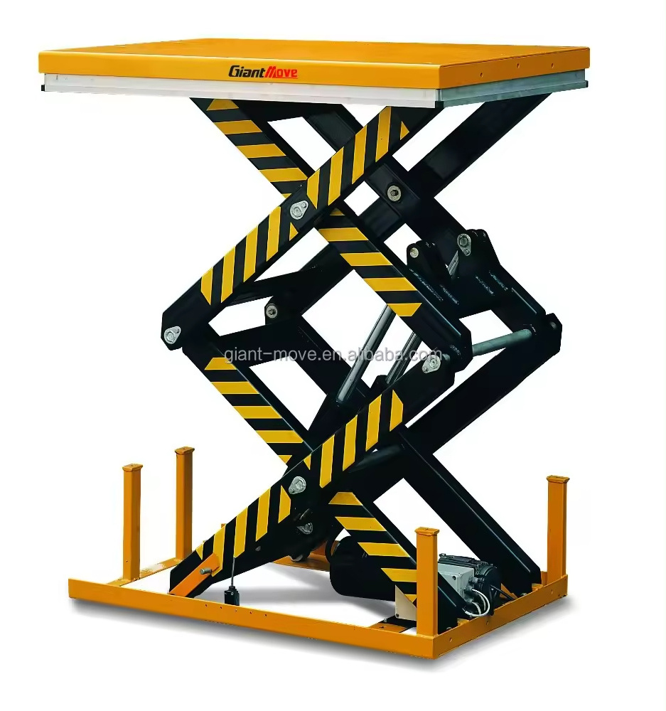 High Quality Floor Stationary Hydraulic Lift Platform Scissor Lifting Tables Electric Work Platform