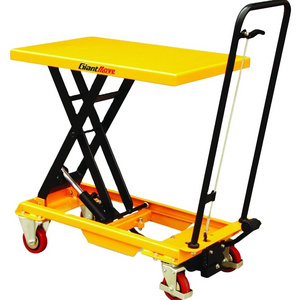 Giant Move 500KG Capacity Mobile Manual Hydraulic Scissor Lift Table