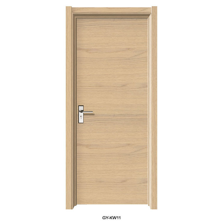 Gold manufacturer paint wood door design insulation solid color water paint wooden door veneer interior doors