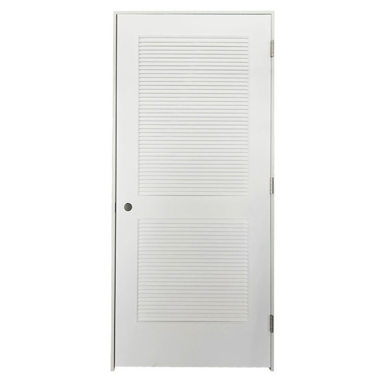 white door simple design louver door shaker style bathroom door modern wholesale supplier