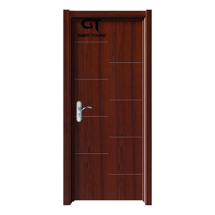 White melamine door room frame doors interior house mdf pvc simple teak wood bedroom single Italy wooden slab door designs