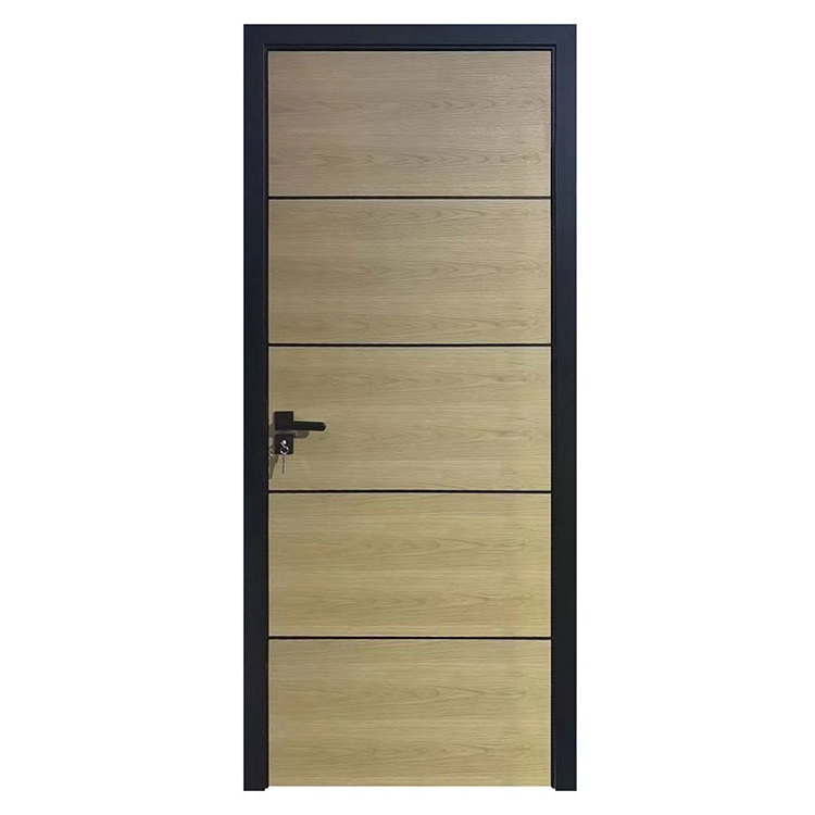 Gold manufacturer paint wood door design insulation solid color water paint wooden door veneer interior doors