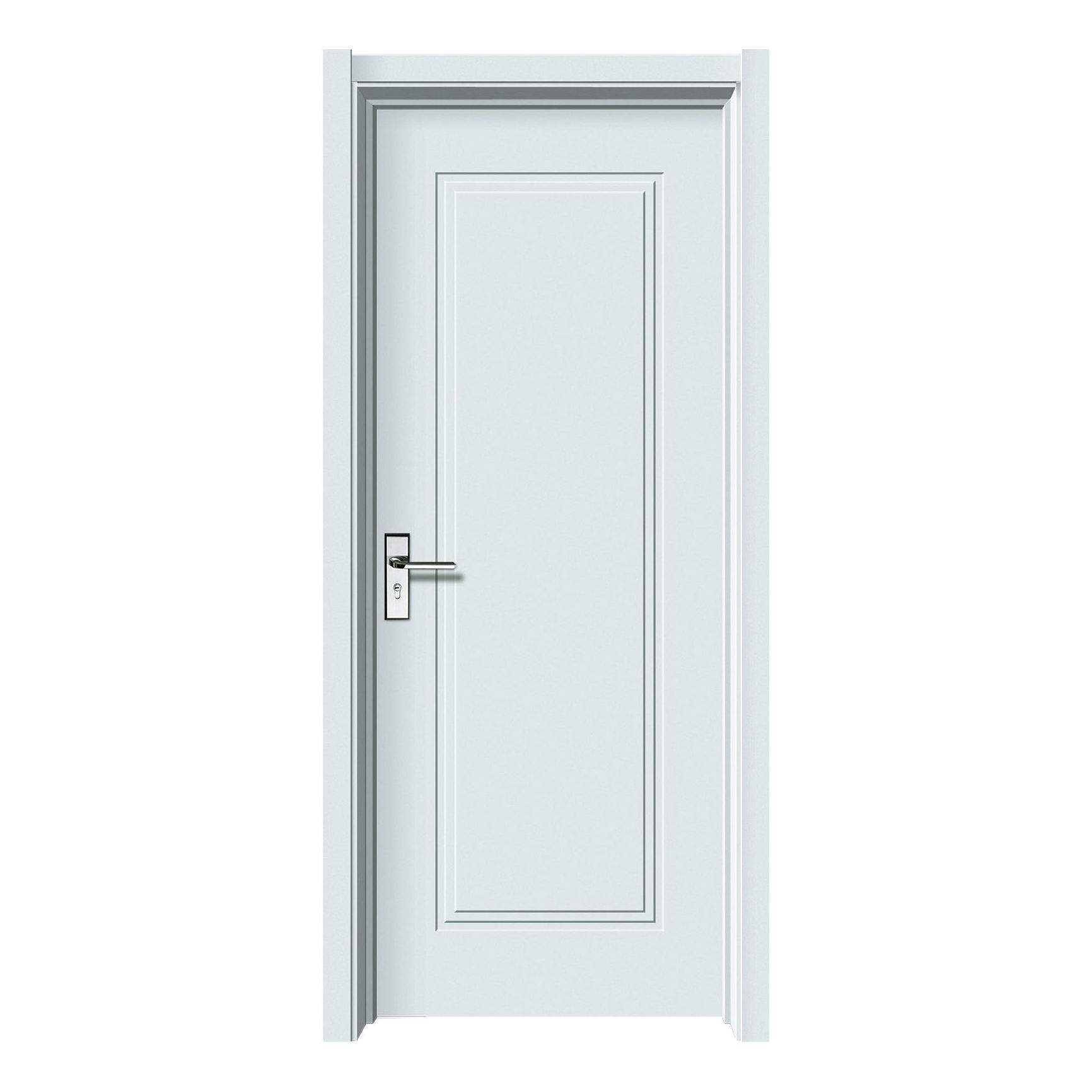 Hot Selling House Use Modern Slab Bedroom Doors Internal Door Wooden Waterproof Interior Painting Door For Houses