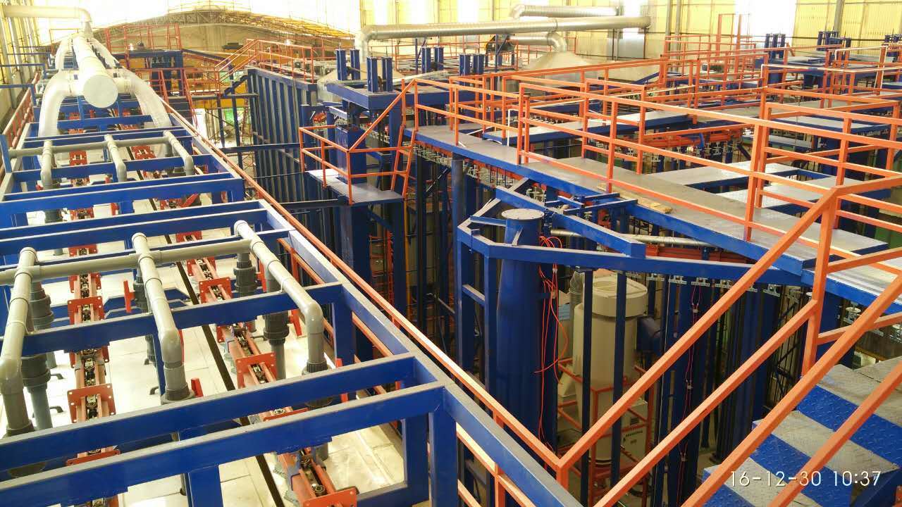 Automatic Vertical Powder Coating Production Line