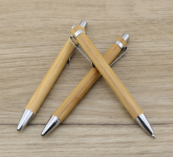 Bamboo or Wooden Ball point Pen with parker cartridge