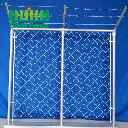 Manufacturer Best Price Hot Dip Galvanized Zinc Coated Diamond Chain Link Wire Mesh Chain Link Fence