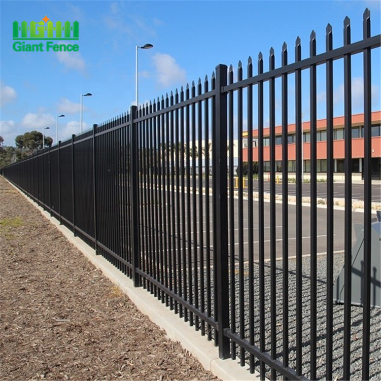 High Used 6x8 Wrought Iron Fence PVC-Coated Steel Aluminum PVC Plastic Hot-Galvanized Outdoor Home Pool Villa Decorations