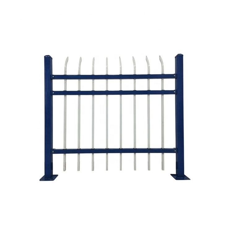 Industrial 3D Tubular Steel Wrought Iron Fence Easily Assembled Residential Gate Outdoor Use Home Houses Galvanized Coated