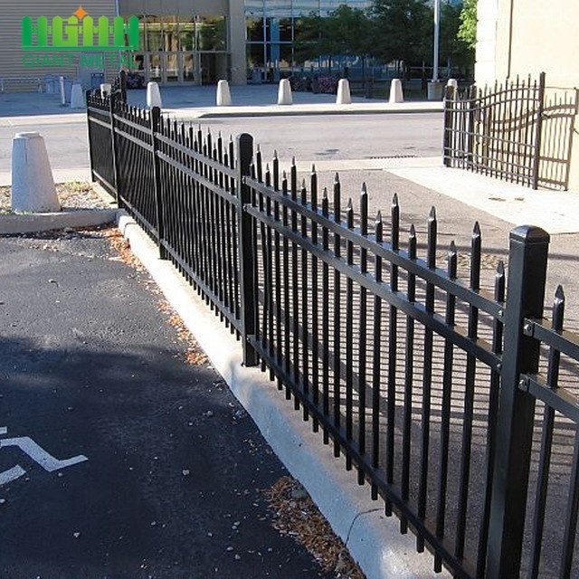 High Quality Aluminum Fence Home Garden Pool Decoration Steel Driveway Gates Waterproof FSC Certified Rail Fence Used Security