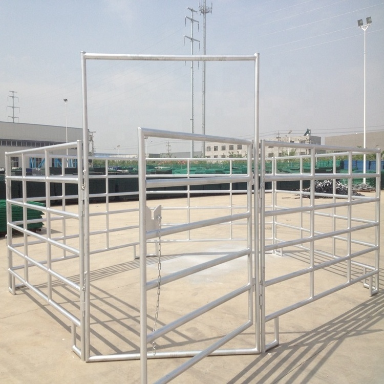 Wholesale 1.6M Galvanized Cattle Panels Welded PVC Livestock Horse Sheep Fence for Farm 3D Model Security Usage