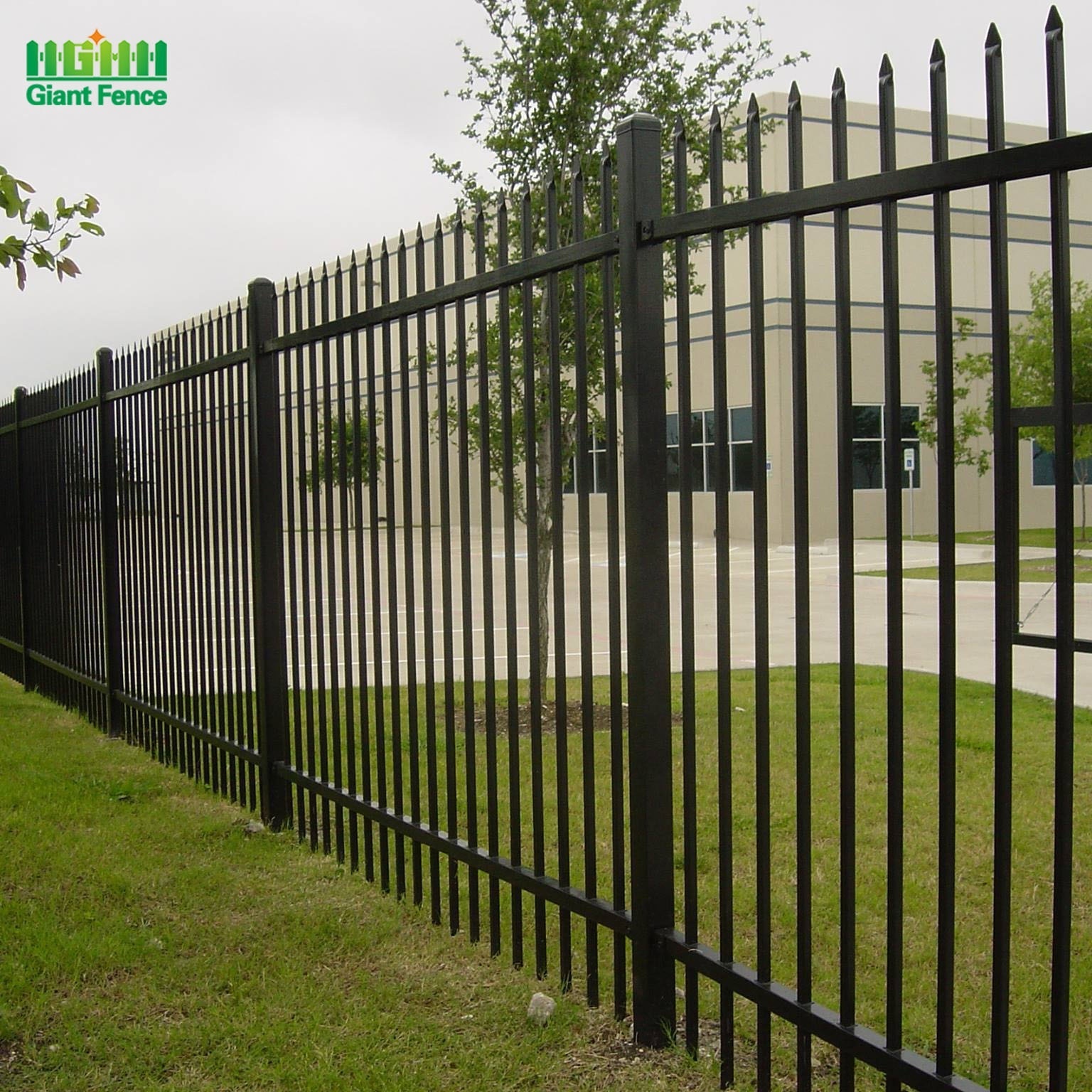 High Used 6x8 Wrought Iron Fence PVC-Coated Steel Aluminum PVC Plastic Hot-Galvanized Outdoor Home Pool Villa Decorations