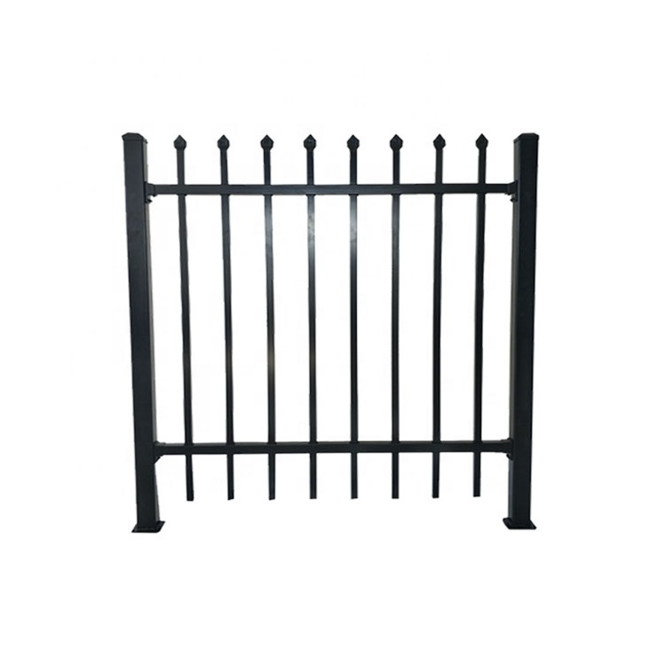 Industrial 3D Tubular Steel Wrought Iron Fence Easily Assembled Residential Gate Outdoor Use Home Houses Galvanized Coated