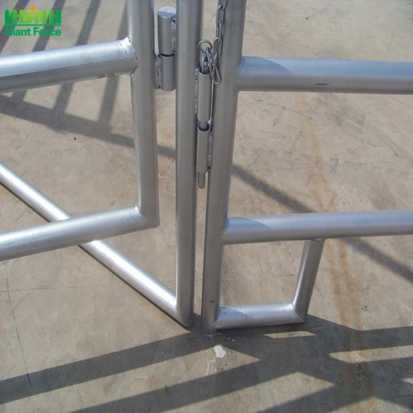 Modern Livestock Farm Fence Panel Horse and Cattle Corral Panel with Steel Frame Low Maintenance Welded Process Yard Gate