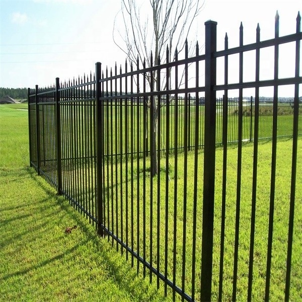 Modern Design Aluminum Metal Fence Panel Waterproof Privacy Fence Pool Home Steel Frame Coated Finish Ornamental Gate Included