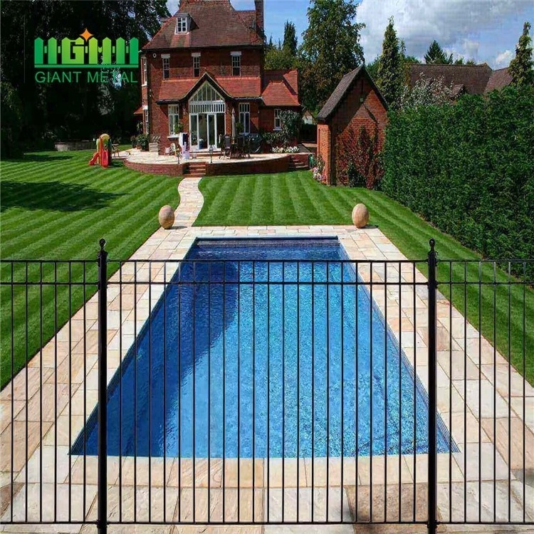 High Quality Aluminum Fence Home Garden Pool Decoration Steel Driveway Gates Waterproof FSC Certified Rail Fence Used Security