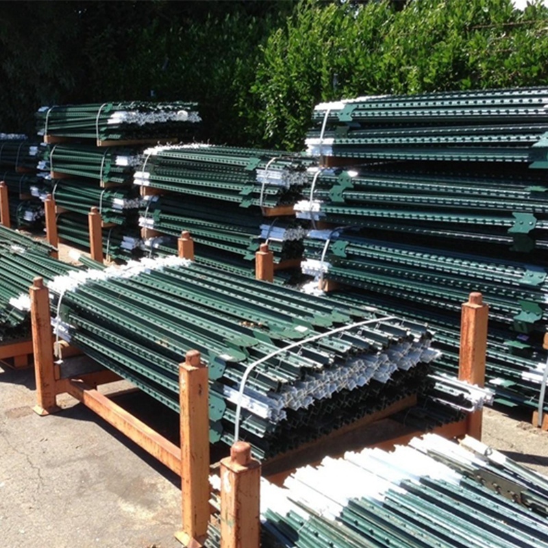 Used Metal Galvanized Steel Farm T Fence Posts Cheap PVC Coated Wrought Iron Panels Heat Treated Wood Painted Frame Wire Usage