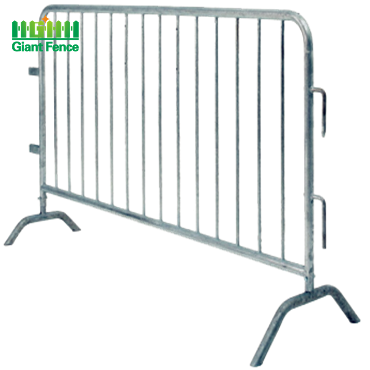 Used Steel Road Outside Portable Pedestrian Mojo Crowd Concert Parking Barrier